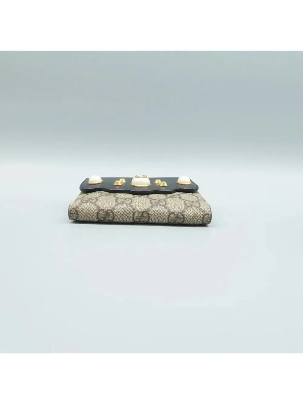 100% Authentic GUCCI Brown Canvas Wallet 120-062324